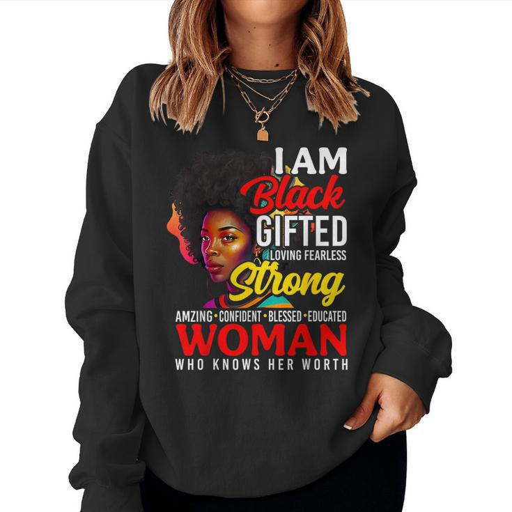 I'm Blacked Strong Woman Black Girl Black History Month Women Sweatshirt