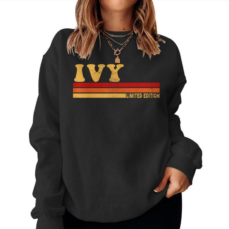 Ivy Name Personalized Cute Idea Vintage Ivy Women Sweatshirt