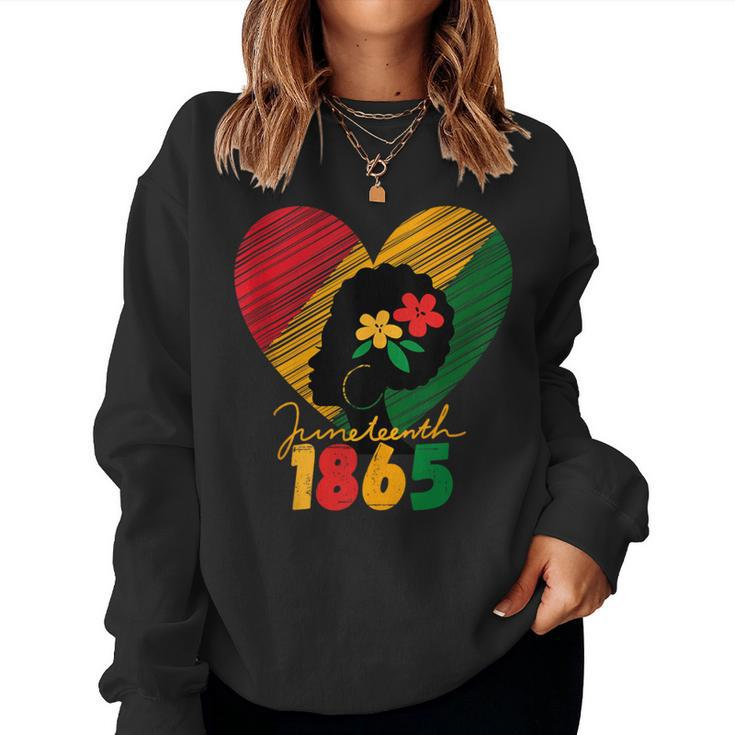 Junenth Black Remembering My Ancestors Women Sweatshirt
