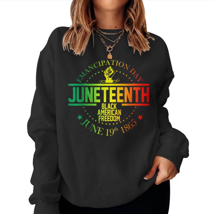 Junenth Is My Independence Day Afro Junenth Women Sweatshirt