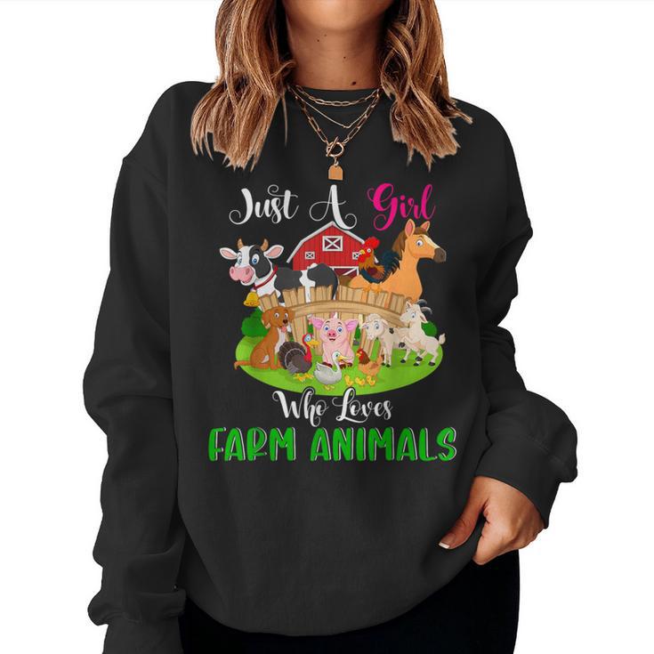 Life Is Better On The Farm Sweatshirt - Women's Farmhouse Pullover With Pig, Chicken & Cow Design