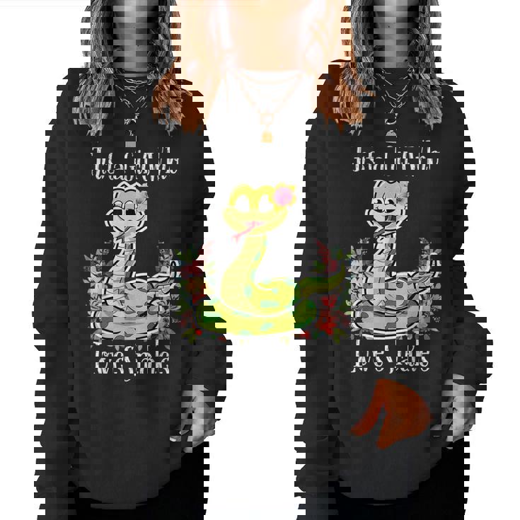 Just A Girl Who Loves Snakes Women Sweatshirt