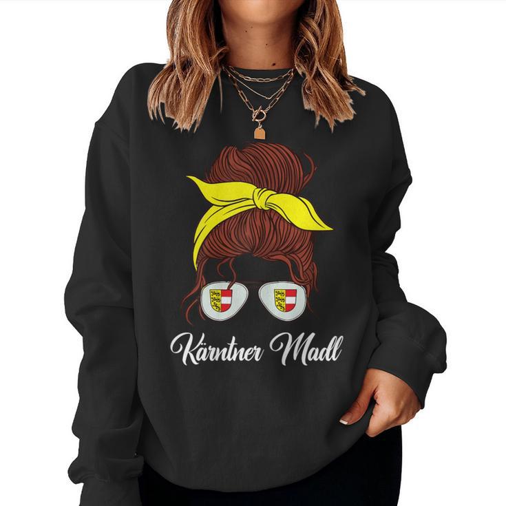 Kärnten Kärntner Madl Kärntner Coat Of Arms Girls Sweatshirt Frauen