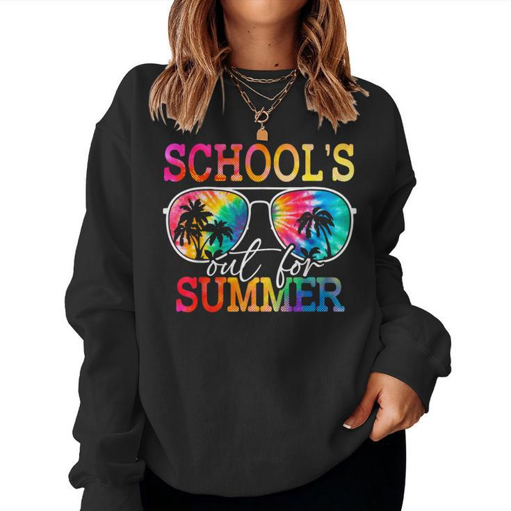 Last Day Of School Schools Out For Summer Teacher Students Women Sweatshirt