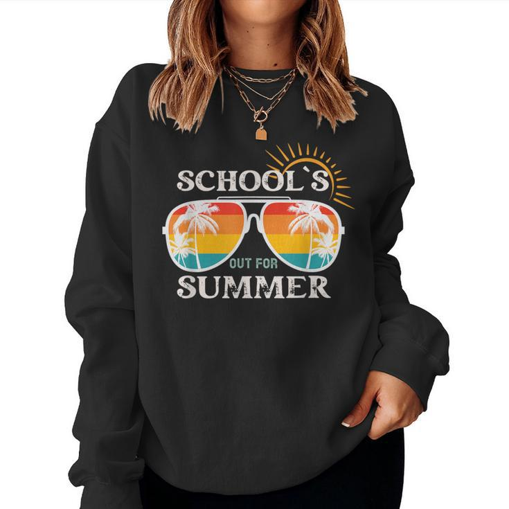 Last Day Of School Teacher Schools Out For Summer Women Sweatshirt