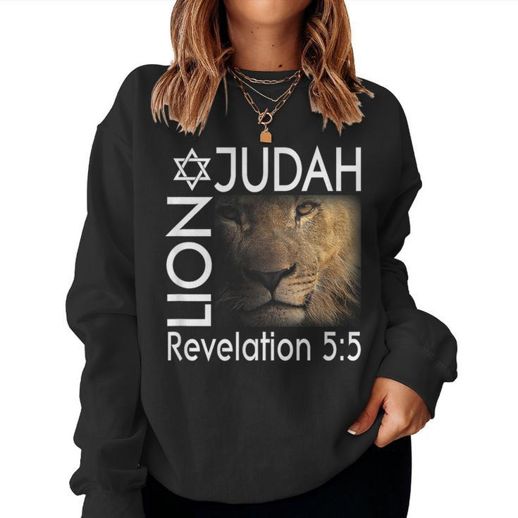 Lion Of Judah Christian Messianic Women Sweatshirt