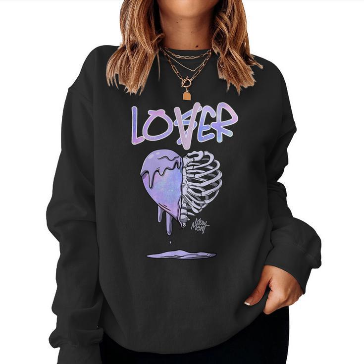 Loser Lover Drip Bone Purple Heart For Women Women Sweatshirt