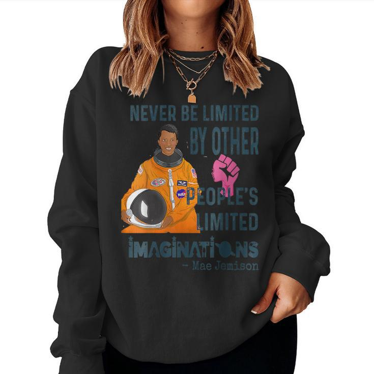 Mae Jemison American Black Woman Astronaut Jemison Women Sweatshirt