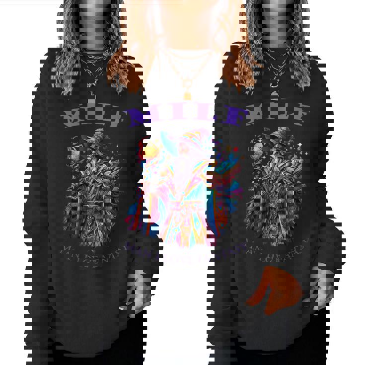 Magicic Fantasy Love Magical Motif Women Sweatshirt