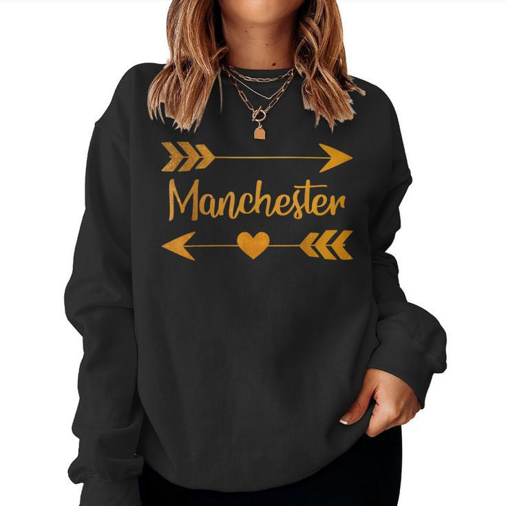 Manchester Nh New Hampshire City Home Usa Women Women Sweatshirt
