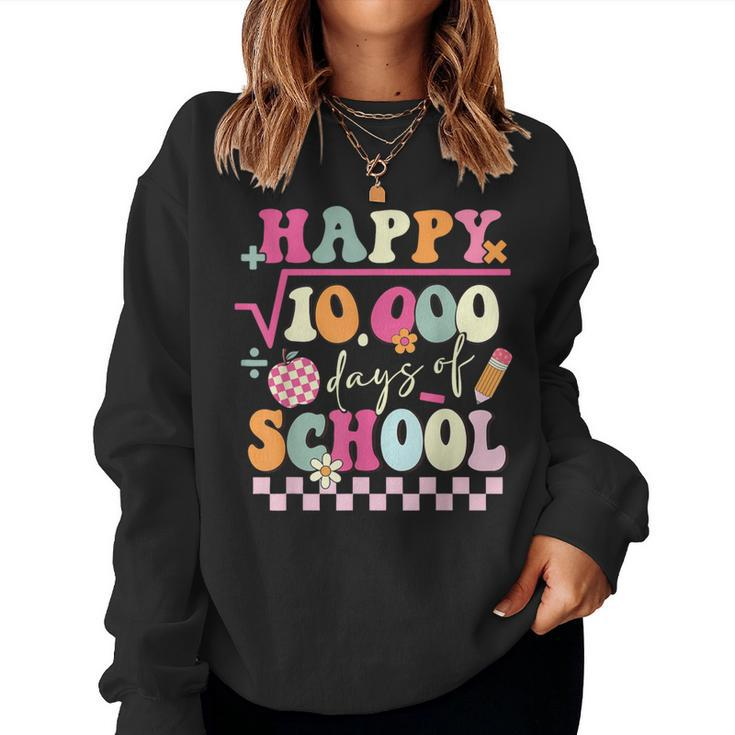 Math Formula 100 Days Of School Teacher 100Th Day Of School Women Sweatshirt