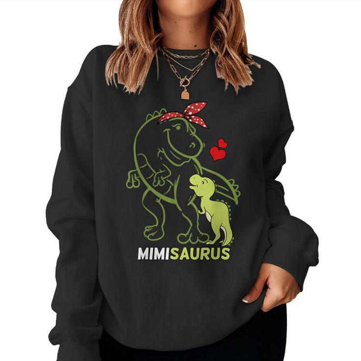 Mimisaurus Mimi Tyrannosaurus Dinosaur Baby Mother's Day Women Sweatshirt