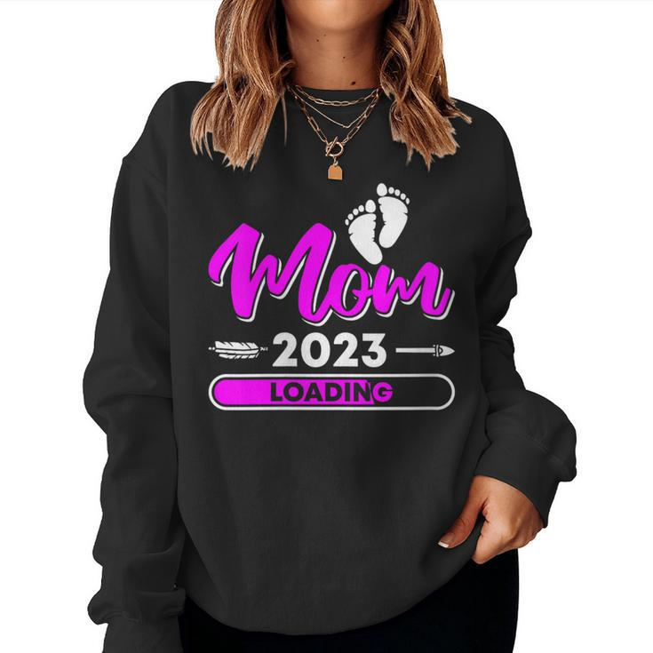 Mom 2023 Loading Women Sweatshirt