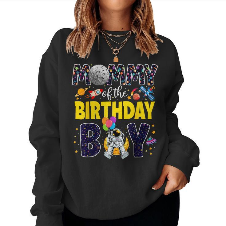 Mommy 2Nd Outer Space Mother Family Matching Outfit Party Women Sweatshirt
