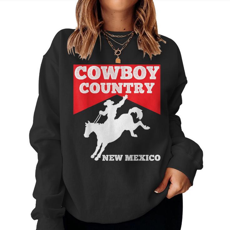 New Mexico Cowboy Country Horse Riding Rodeo Apparel Women Sweatshirt