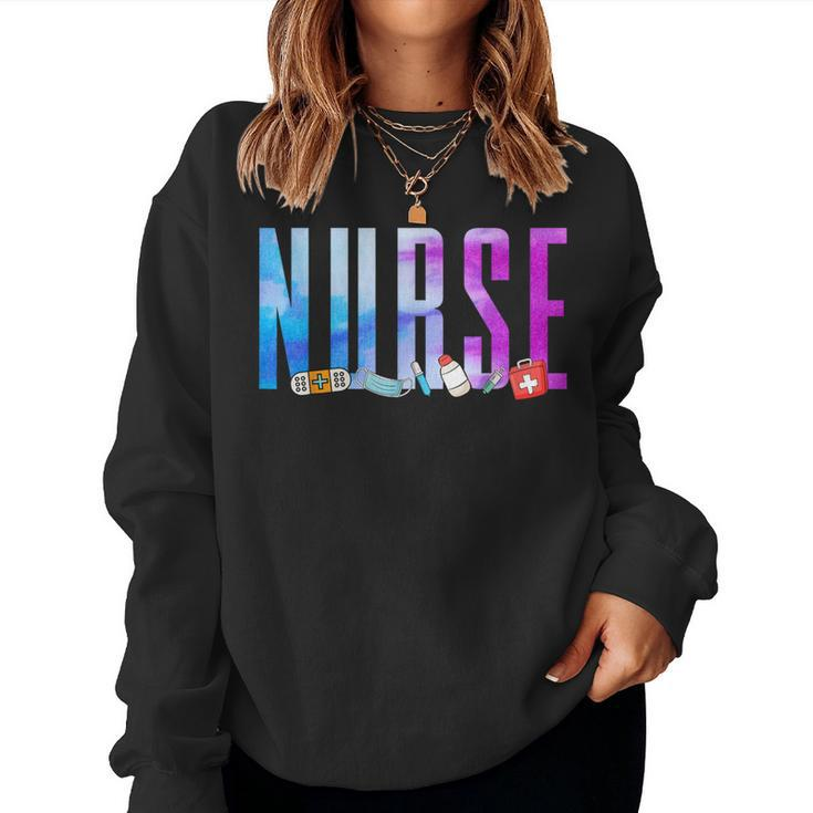 Nurse Apparel For Celebrate Nurse Life Nurse Week 2024 Women Sweatshirt