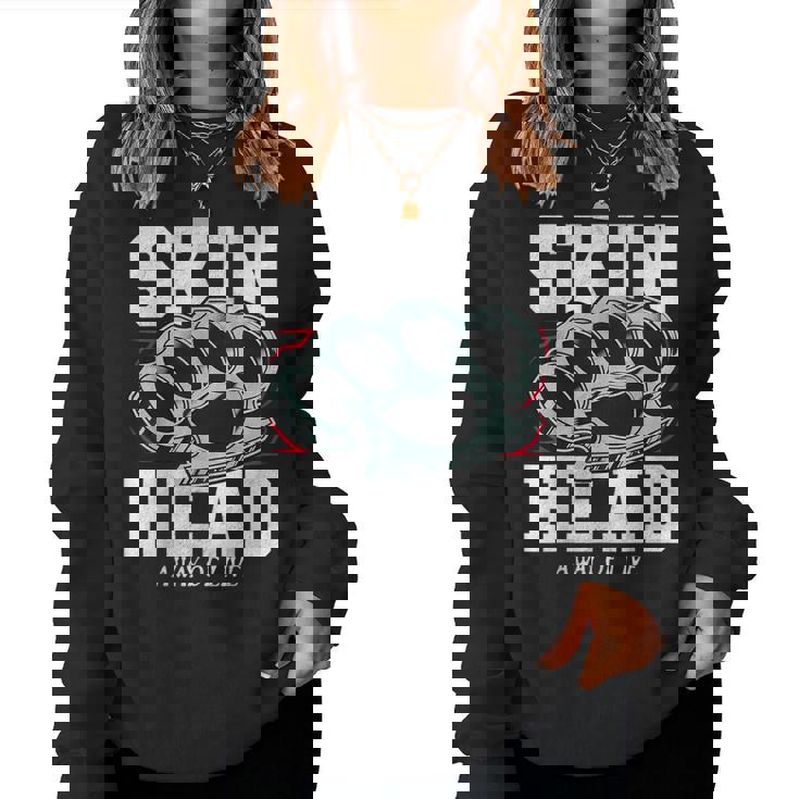 Oi Skinhead Girl Punk Sudadera Mujer