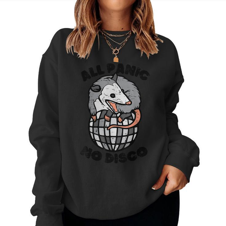 Opossum All Panic No Disco Possum Scream Kid Women Sweatshirt