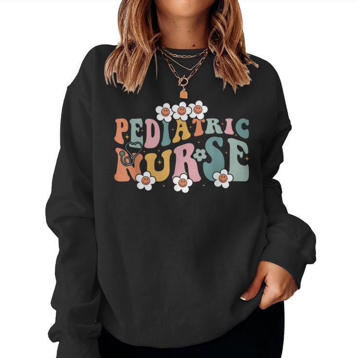 Pediatric Nurse Peds Nursing School Nicu Nurse Rn Grad Women Sweatshirt