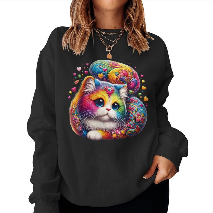 Persian Cat Mom Cat Owner Lover Cat Cute Persian Kitten Women Sweatshirt