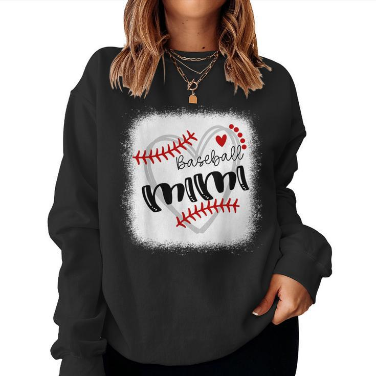 Personalized Baseball Heart Cute Mimi Baseball Women Sweatshirt