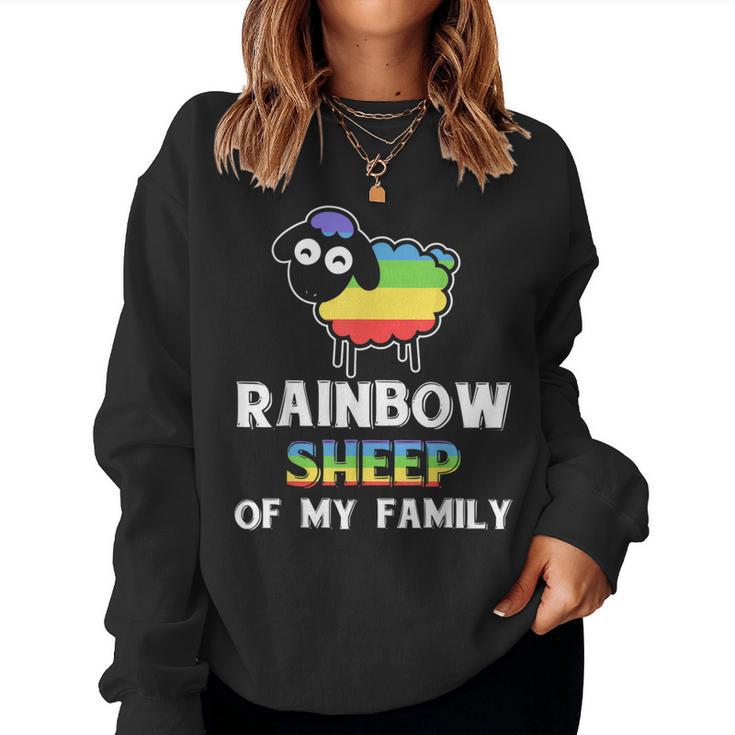 Pride Month Rainbow Gay Cute Animal Equality Lgbt Women Sweatshirt