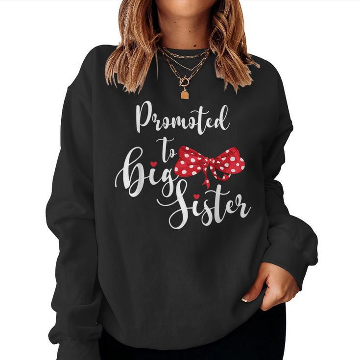 Promoted To Big Sister Sister To Be Mom Sudadera Mujer