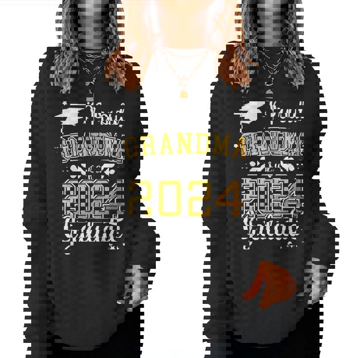 Proud Grandma Of A Class Of 2024 Graduate 2024 Senior 2024 Women Sweatshirt