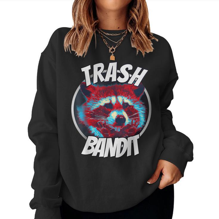 Raccoon Trash Bandit Raccoon Trash Panda Women Sweatshirt