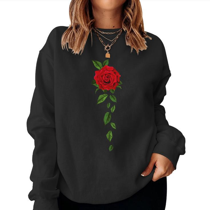 Red Roses For Men Women And Youth Flower Gardening Women Sweatshirt