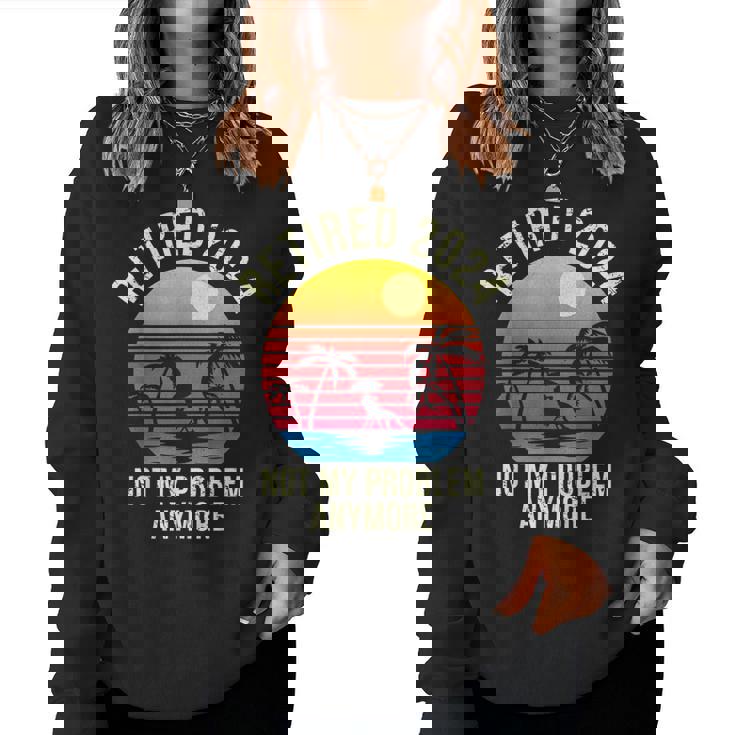 Retired 2024 Decoration Retirement Women Sweatshirt