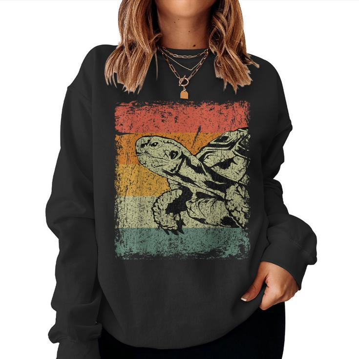 Retro Sea Turtle Vintage Turtle Women Sweatshirt