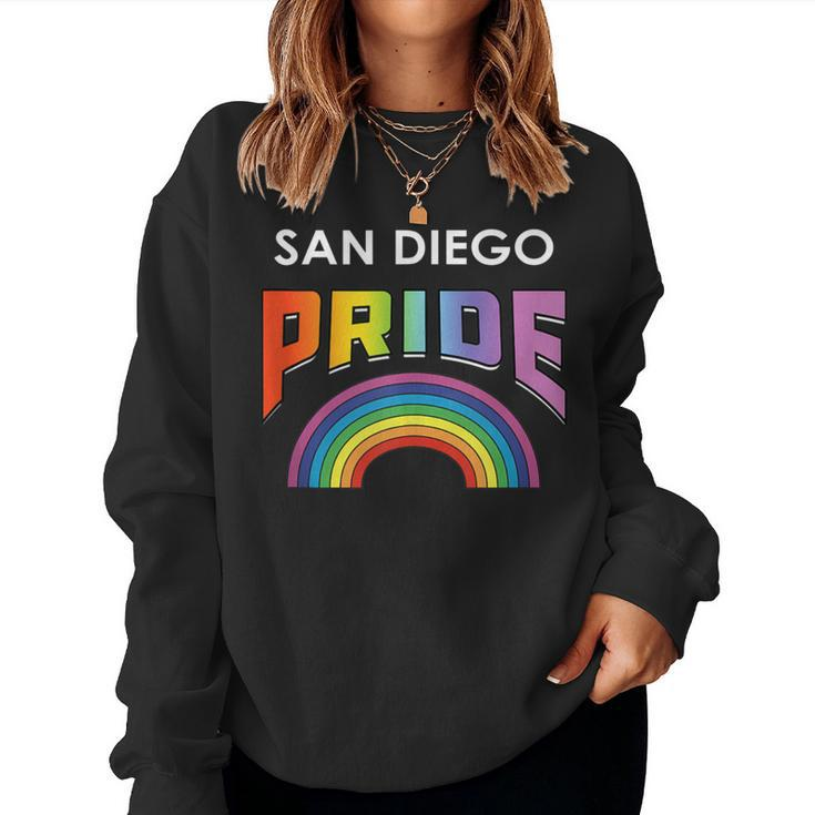 San Diego Lgbt Pride 2020 Rainbow Women Sweatshirt
