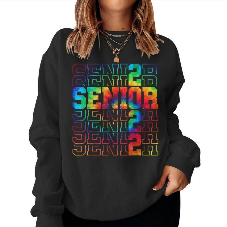 Senior Graduation Girl Class Of 2022 Senior Tie Dye Women Sweatshirt