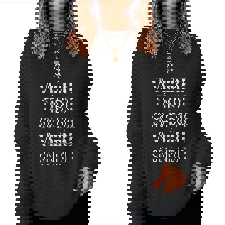 Sialérie T'énerve Saches Quealerie S'en Fout Women Sweatshirt