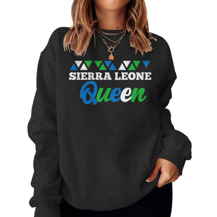 Sierra Leone Queen Women Sweatshirt