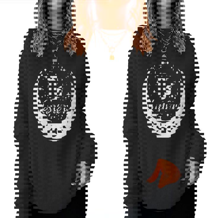 Signo Del Horóscopo Del Zodiaco De Capricornio Tarot Astrológico Cuello Sudadera Mujer