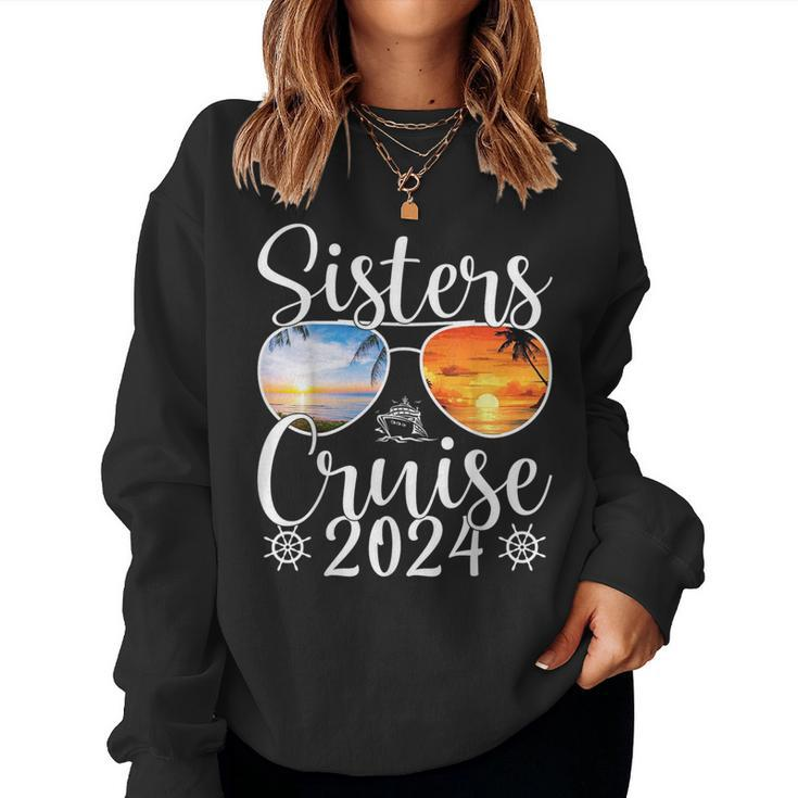 Sister's Cruise 2024 Sister Toddler Weekend Trip Women Sweatshirt
