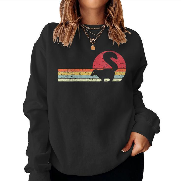 Skunk Vintage Retro Style Skunk Lovers Men's Women's Women Sweatshirt