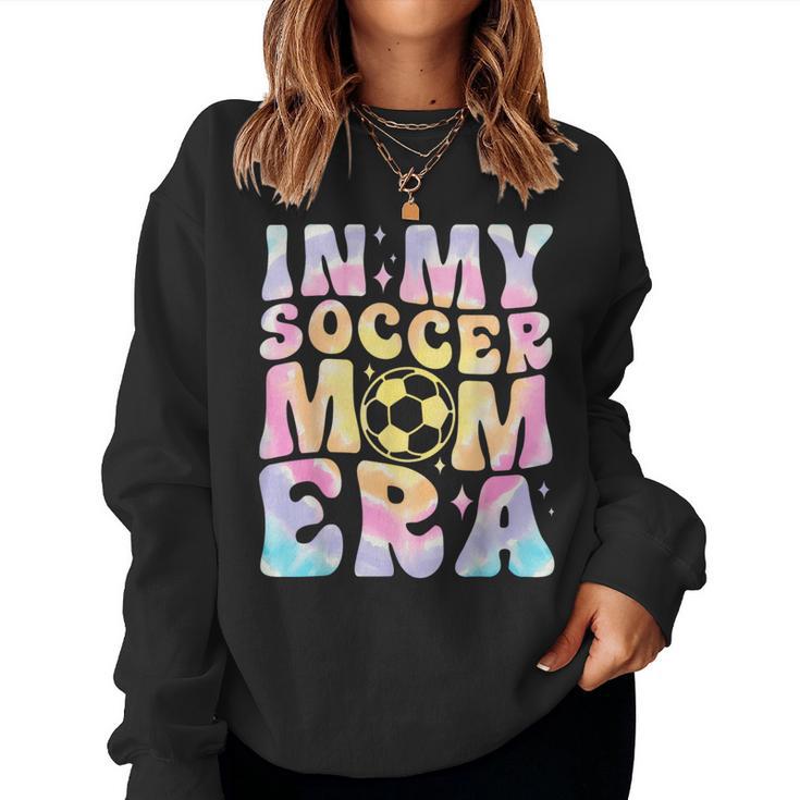 In My Soccer Mom Era Tie Dye Groovy Women Sweatshirt