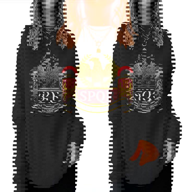 Spqr Legionario De Roma Imperio Romano Ejército Romano Sudadera Mujer
