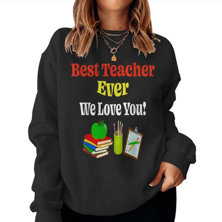 Thank You Teachers Appreciation Youth Women Women Sweatshirt