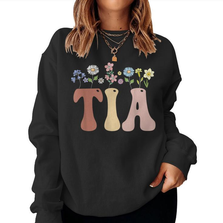 Tia Wildflower Floral Tia Women Sweatshirt