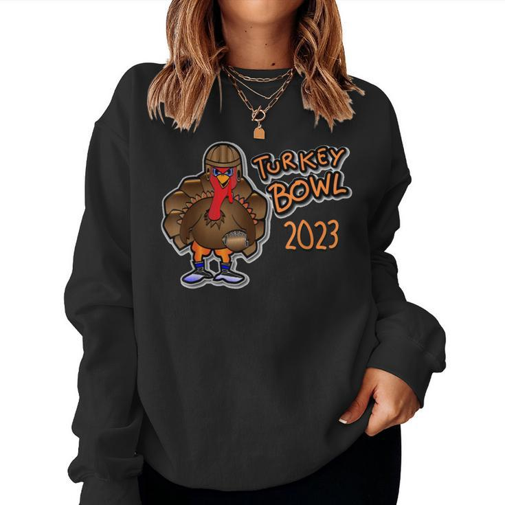 Turkey Bowl 2023 Thanksgiving Day Football Game Women Sweatshirt