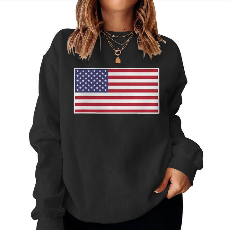 Us American Flag Cool Patriotic Usa Flags Women Women Sweatshirt