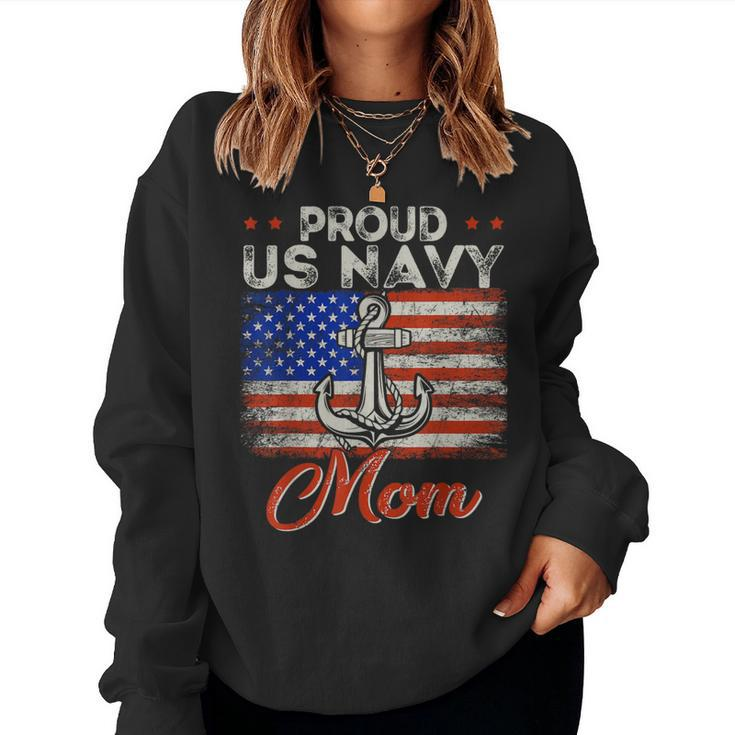 Us Na Vy Proud Mother Proud Us Na Vy For Mom Veteran Day Women Sweatshirt