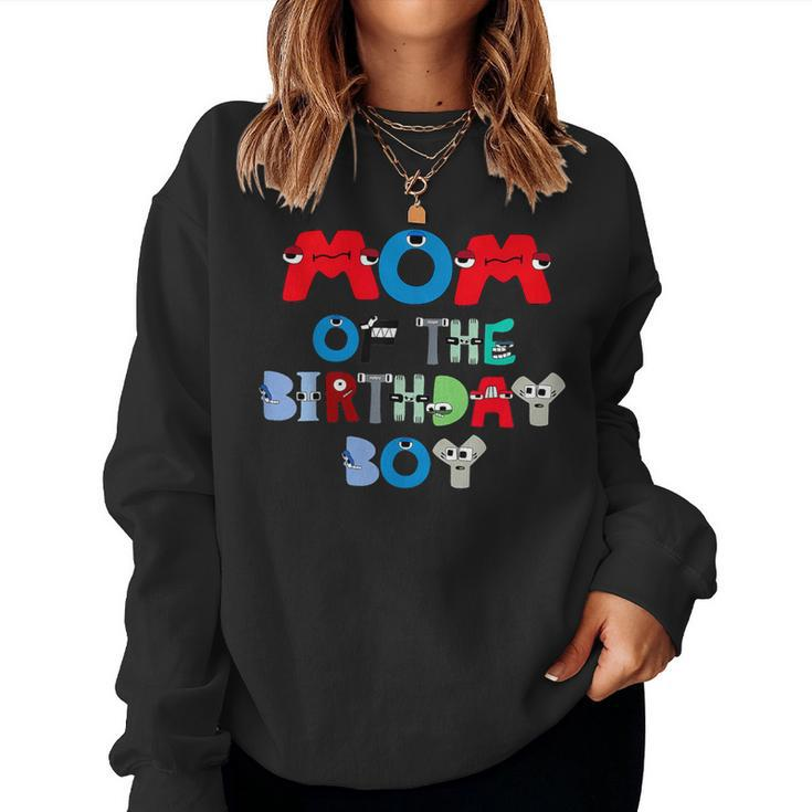 Villain Letter Abc Mom Of The Birthday Boy Alphabet Lore Women Sweatshirt