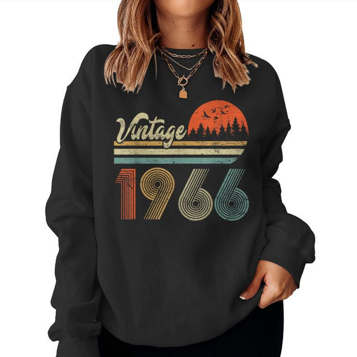 Vintage 1966 58 Year Old 58Th Birthday Women Women Sweatshirt
