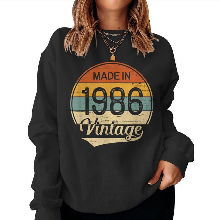 Vintage Made In 1986 Hombre Hecho En 1986 Sudadera Mujer