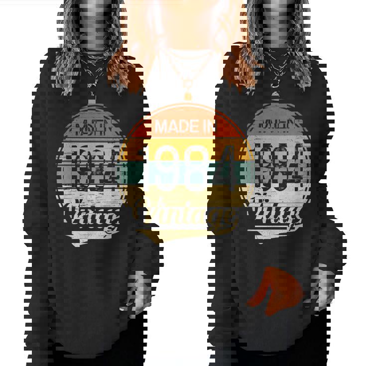 Vintage Made In 1984 Hombre Hecho En 1984 Sudadera Mujer